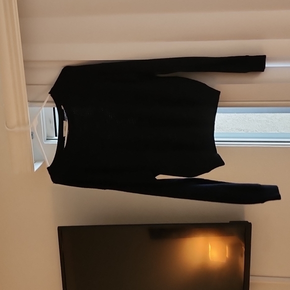 Vince woman's navy blue wool sweater - Picture 3 of 5